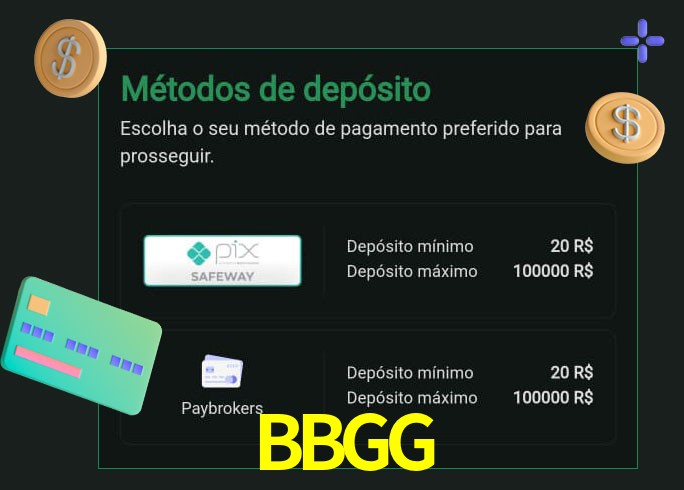 O cassino BBGG oferece uma grande variedade de métodos de pagamento